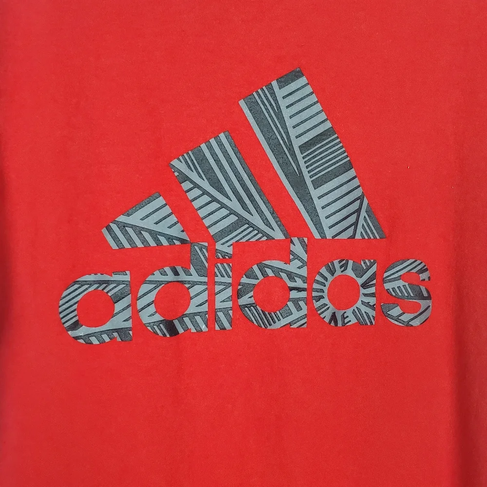 adidas red short